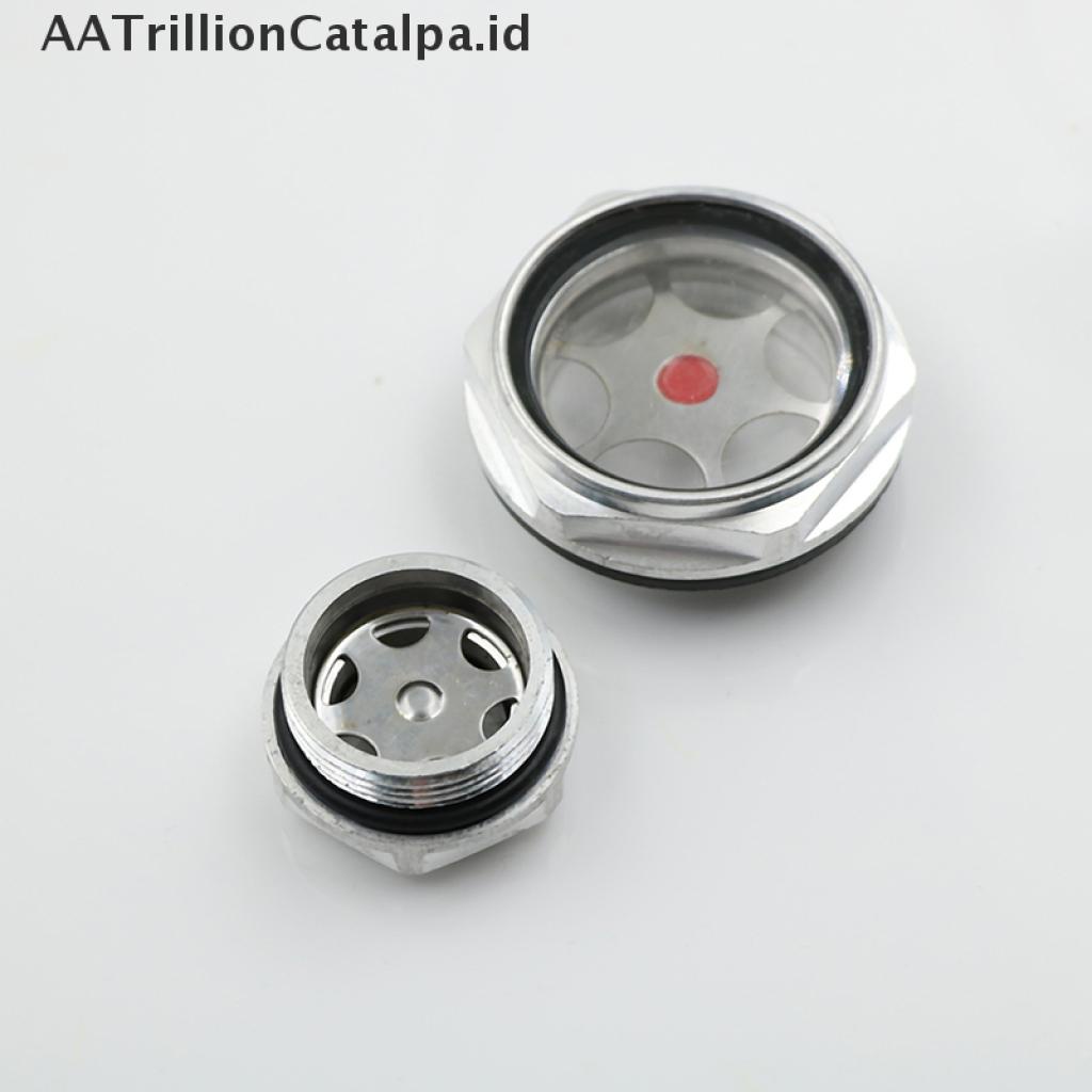(Aatrillioncatalpa) Kompresor Udara Level Sight Glass Bahan Metal Ukuran 16mm - 48mm