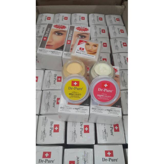 DR PURE SET (paket isi day,night,sabun)