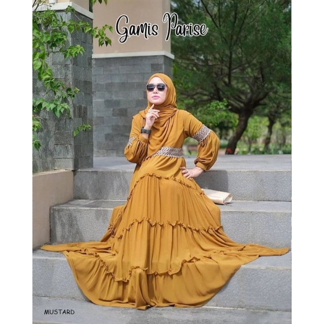 Parise Gamis Pesta Cerruty Babydoll Simple