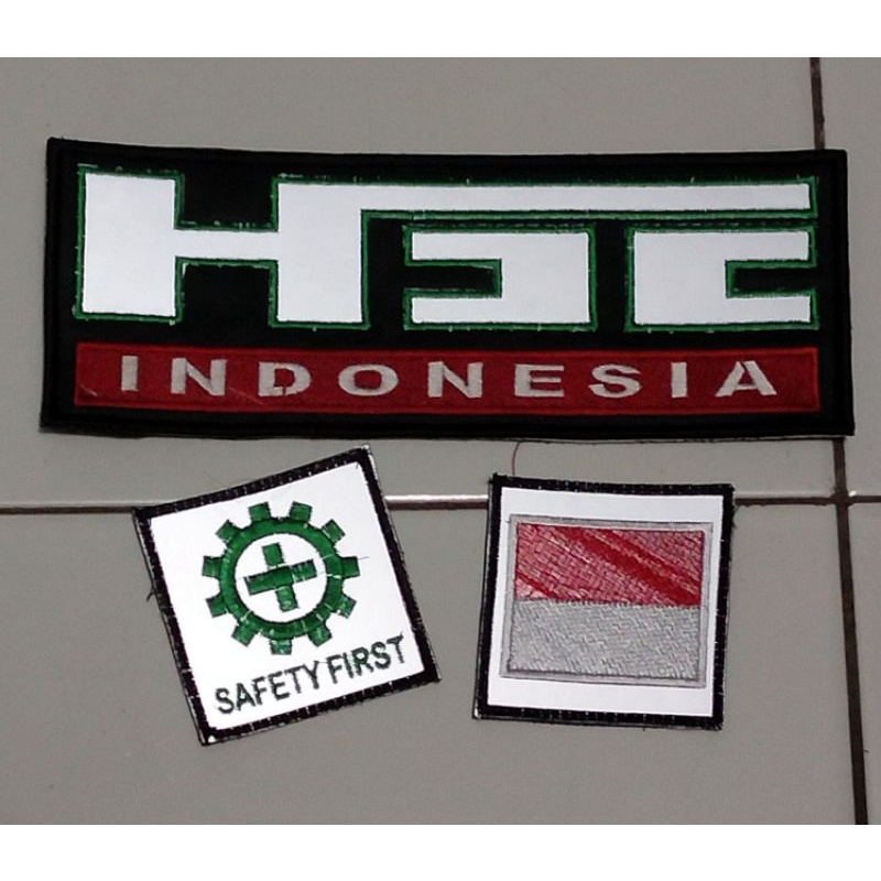 1 SET LOGO HSE MODEL VELCRO PEREKAT