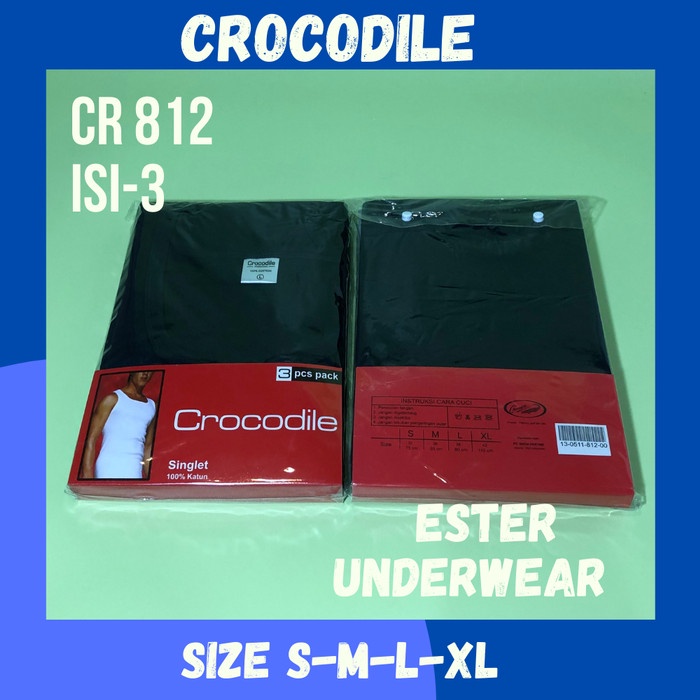 Kaos Singlet CROCODILE 812 WARNA ISI 3