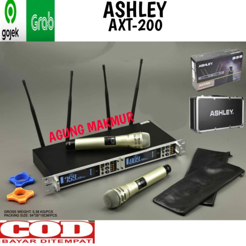 Mic wireless ashley AXT-200 ORIGINAL AXT200 ASHLEY ASHLEY ASHLEY