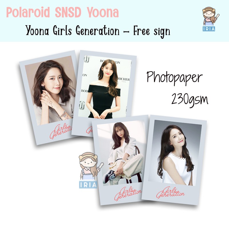 Polaroid / Photocard Yoona SNSD (Girls Generation)