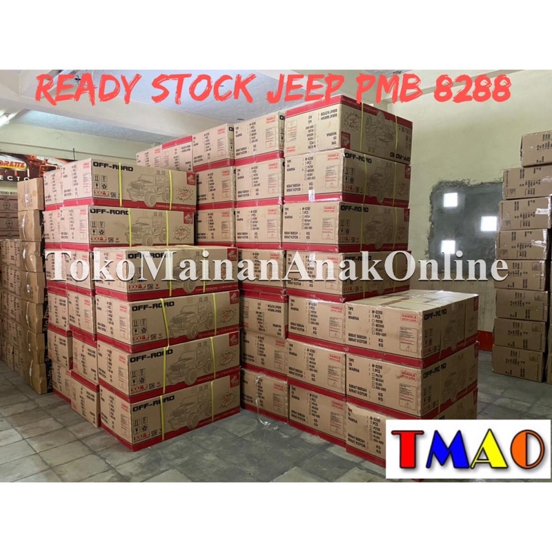 Mobil Aki Anak PMB JEEP Rubicon OFF-Road 8288 M8288 Mainan Anak Remot Remote Kontrol Murah-2