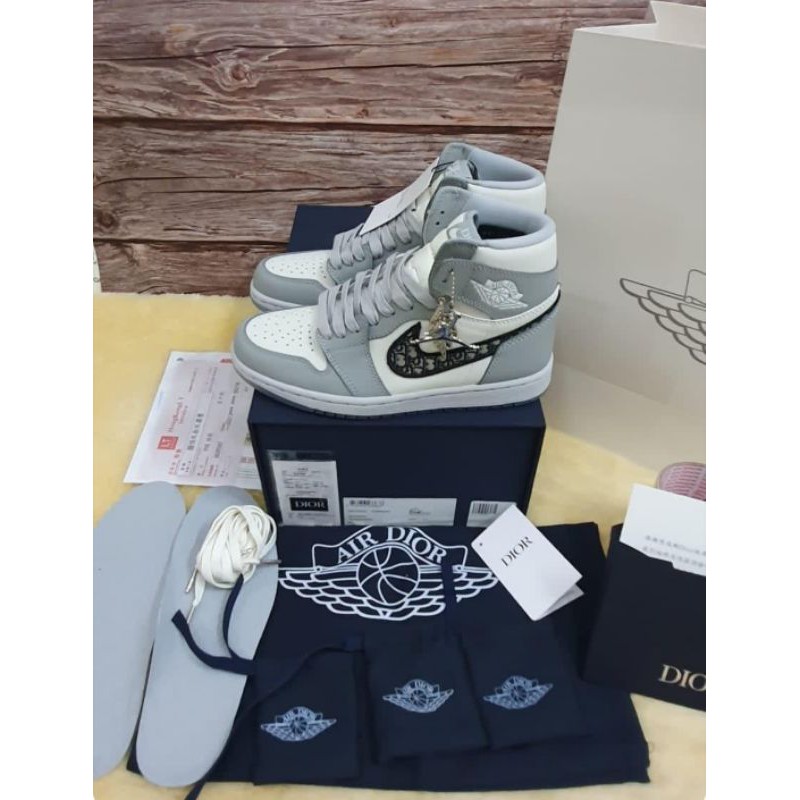 Sepatu Murah Dior X Air Jordan High Full Set