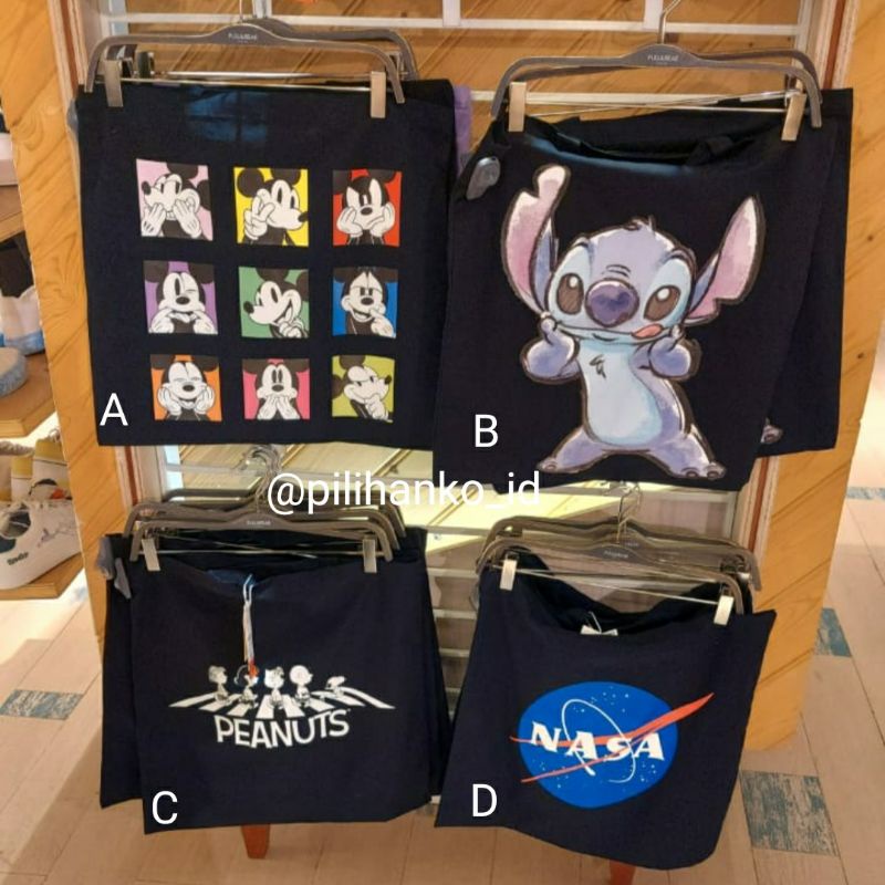 Totebag Pull and Bear Tas P&B Original