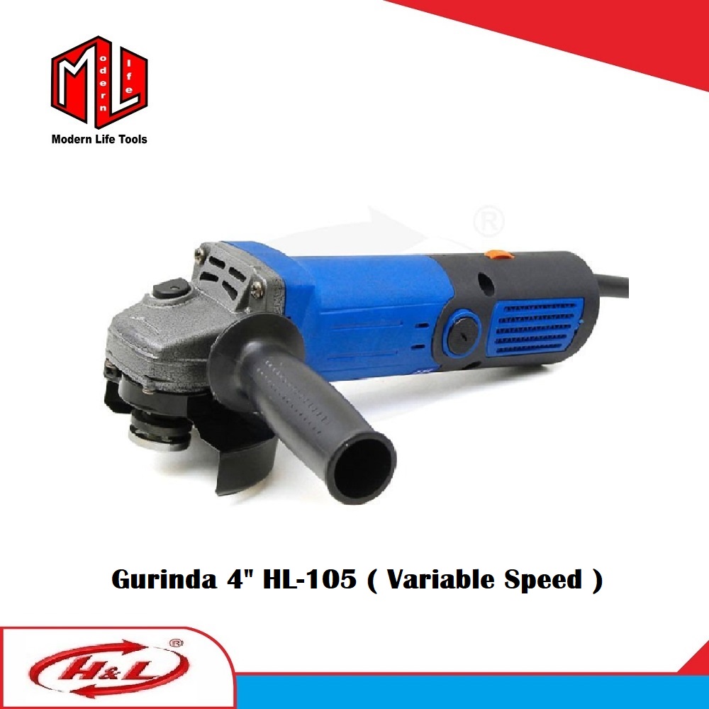 Gurinda HL105 / Gerinda HL 105 / Disc Grinder 4&quot; Variable Speed HLG 105 VS