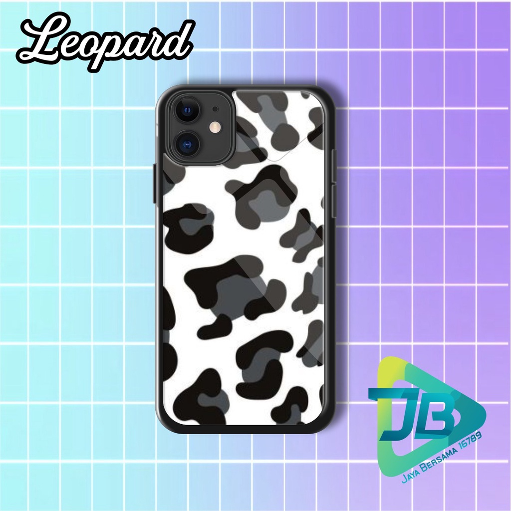 HARDCASE 2D GLOSSY LEOPARD OPPO VIVO XIAOMI SAMSUNG REALME IPHONE ALL TYPE JB5111