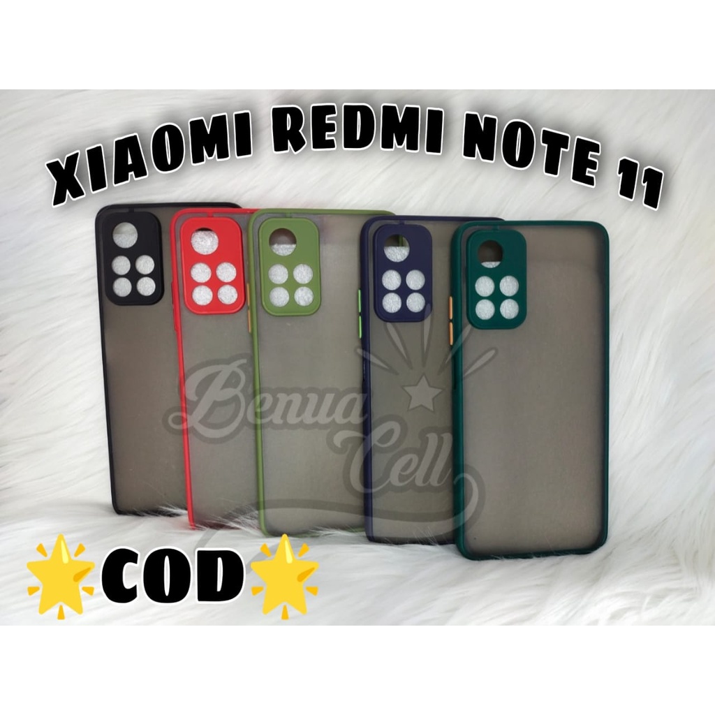 REDMI NOTE 11  CASE DOVE RING KAMERA XIAOMI REDMI NOTE 11 CASE MATTE - BC