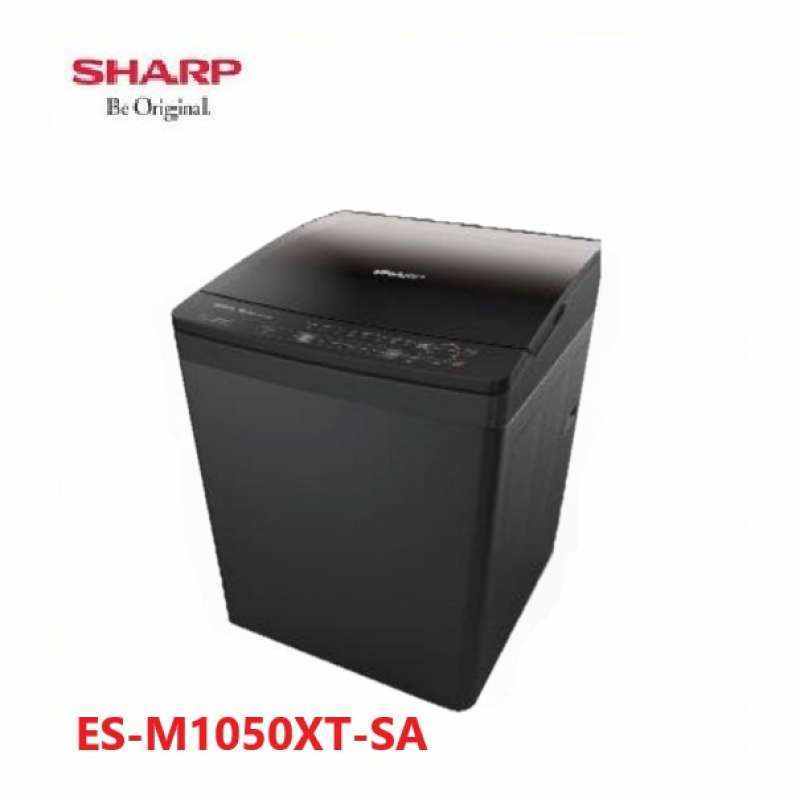 Sharp ES-M1050XT-SA Mesin Cuci 1 Tabung J-Tech Inverter 10.5KG ESM1050XT