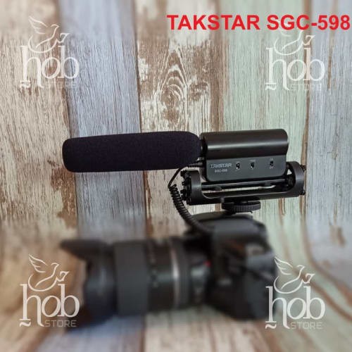 TAKSTAR SGC-598 Mic Kamera Wawancara, Interview Microphone Shotgun