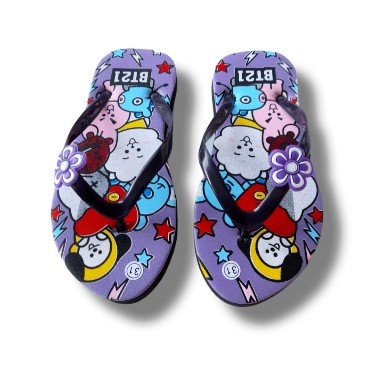 Sandal Anak Perempuan BT21 New Kren