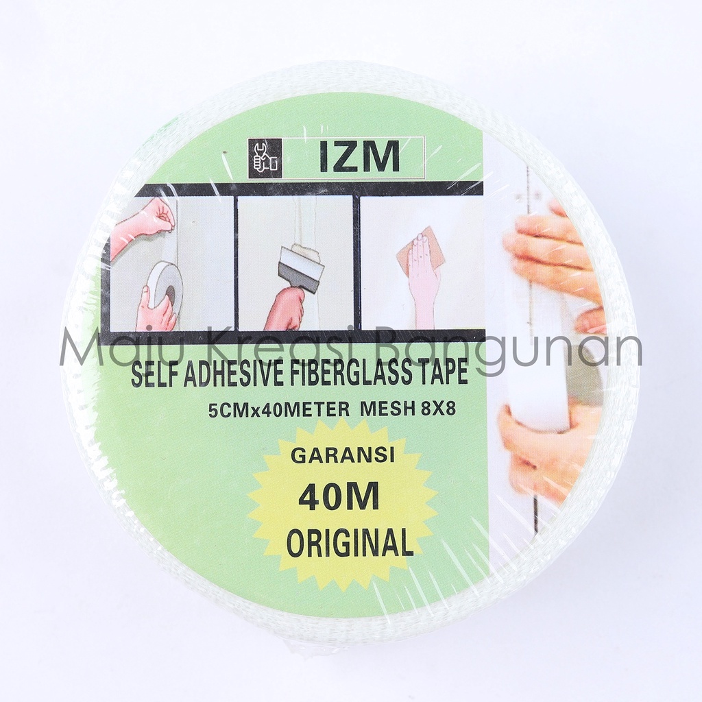 Lakban Gipsum Kasa Gypsum 5Cm 5 Cm 2&quot; Inch Inci Lem Kain Fibertape 40 Meter 40M Fiberglass Tape