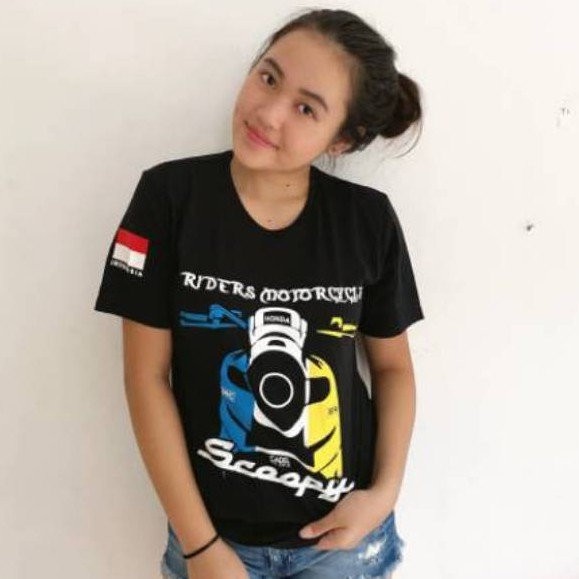 kaos scoopy Kaos honda scoopy Kaos racing honda scoopy Kaos motor racing scoopy