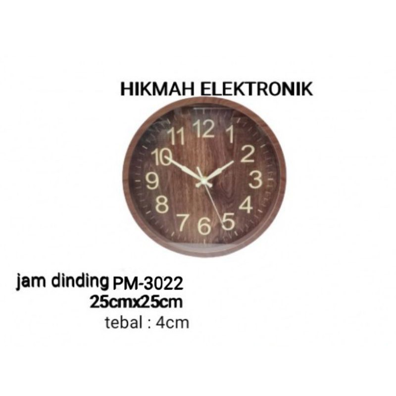 jam dinding kayu PM-3022