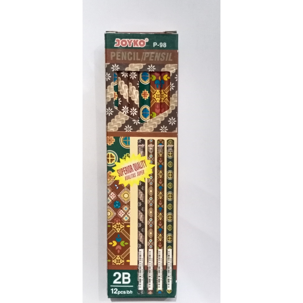 

(Per Kotak) Pensil Joyko 2B P-98