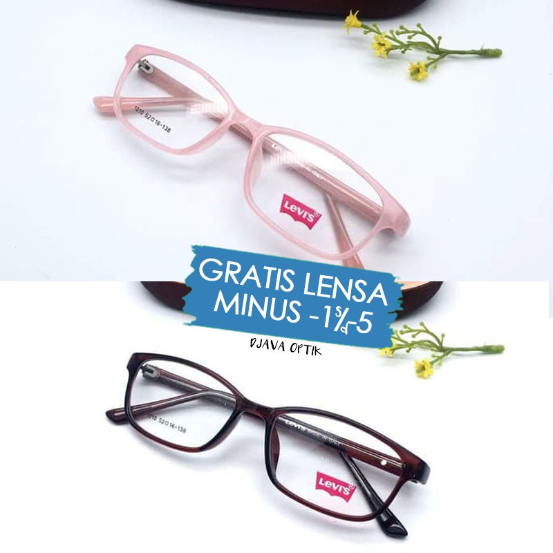 Kacamata levis's Minus 1010- Lensa Baca Minus Antiradiasi,Kacamata Korea bulat Pria Wanita Cewek ...