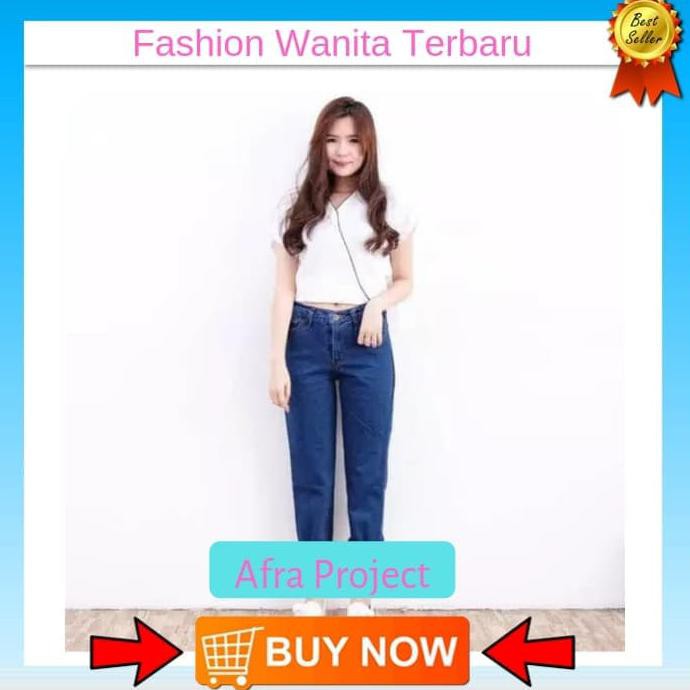 PROMO Celana Jeans Wanita Celana Jeans Ripped Celana Panjang Wanita 23 Agustus