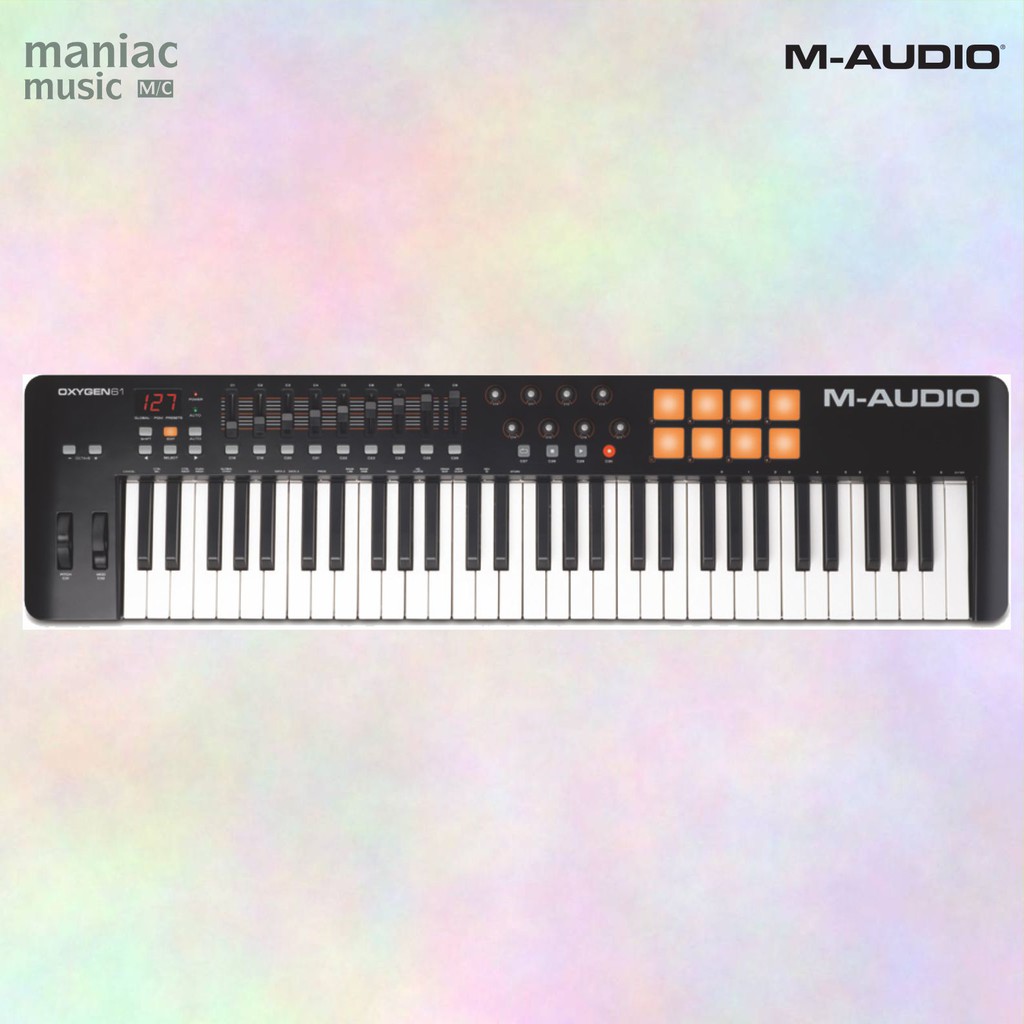 M-Audio Oxygen 61 IV - MIDI Keyboard Controller. USB. Pad. Knob. Fader