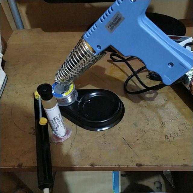 Solder Tembak 40-80 Watt Paket Lengkap 5 Macam Siap Pakai - Soldering Gun Paket Hemat Siap Pakai