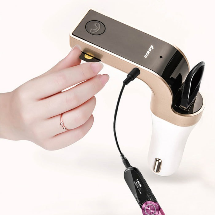 PROMO G7 Bluetooth Car FM Transmitter MP3 Car Charger -Car Charger G7 MURAH