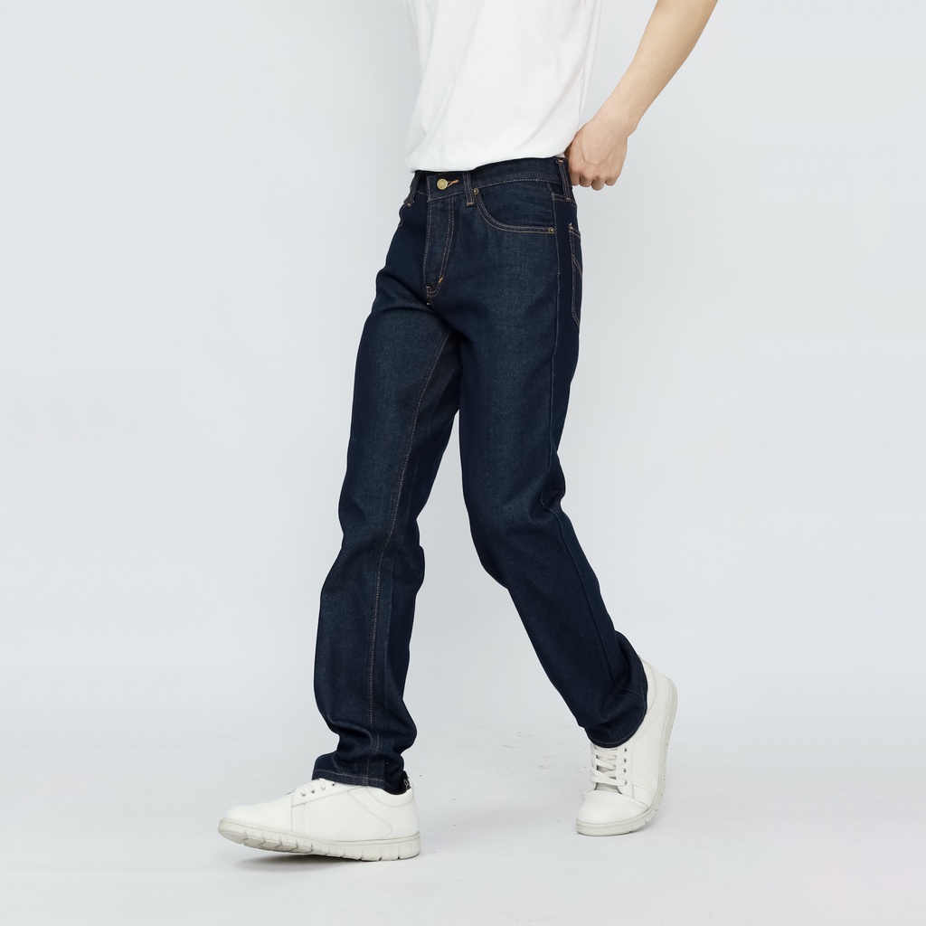 Fathco - Celana Jeans Reguler Basic Blue Garment