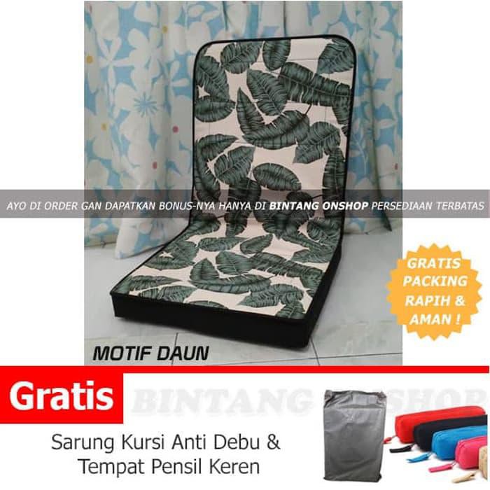 Kursi Lesehan Motif / Lipat / Malas / Santai / Lantai / Anak Kost Best Seller