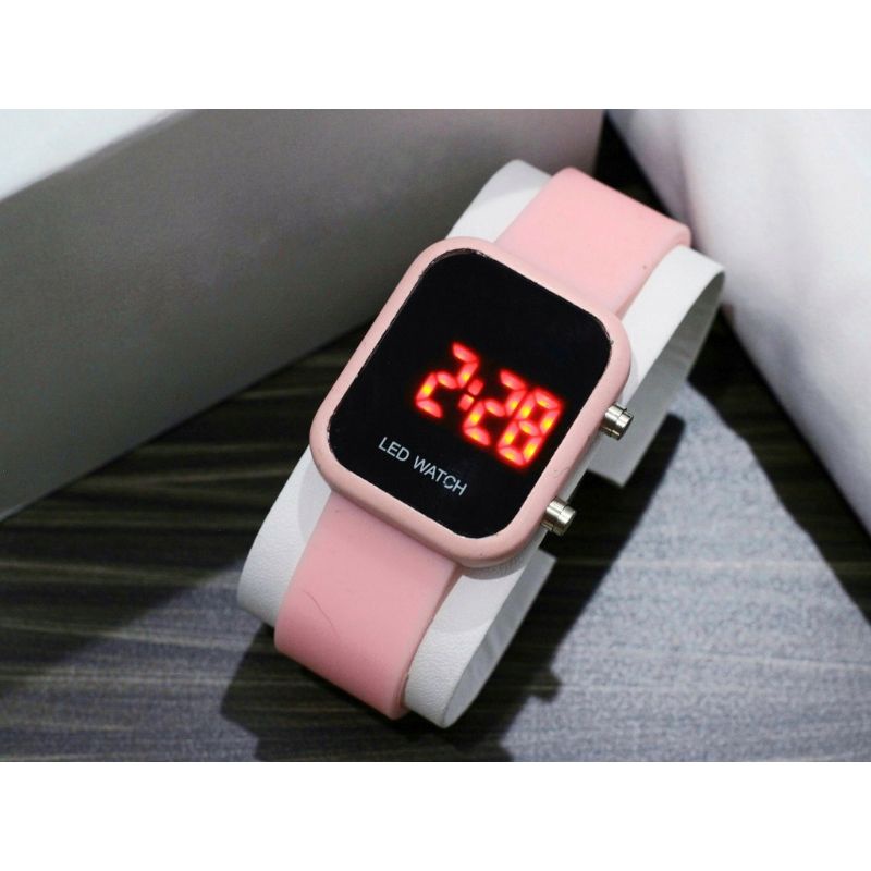 JAM TANGAN LED WANITA TERBARU COLOR EDISIEN JAM TANGAN DIGITAL SPORT WANITA TAHAN WATER RESISTANT JAM TANGAN CEWEK LED FREE BATRAI JAM TANGAN WANITA LED