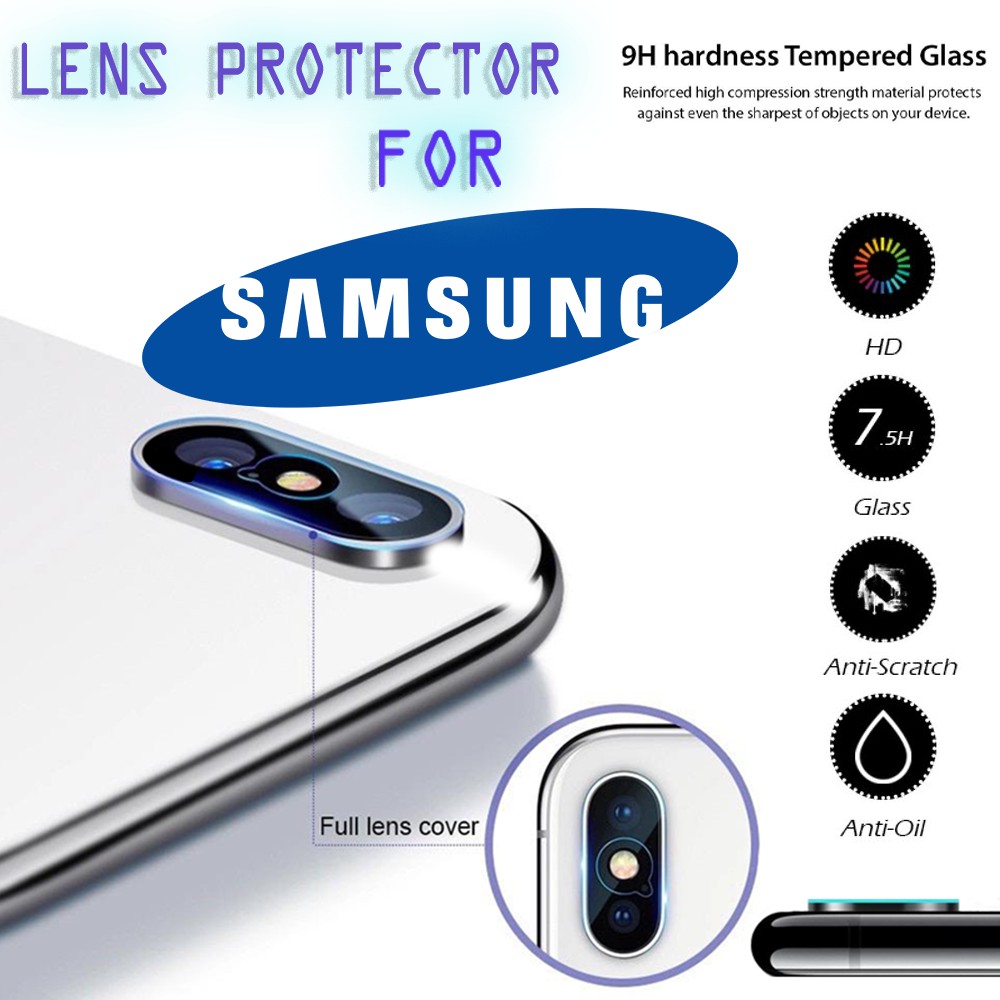 SAMSUNG SAM NOTE 8 /NOTE 9/NOTE 10/NOTE 10+/S20+/S20/S8+/S8/S9+/S9/S10+/ CAMERA TEMPERED GLASS LENSA