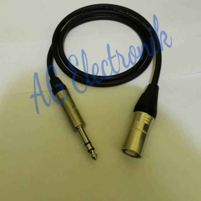 Kabel Canare original 15 meter Jack Akai Stereo 6,5mm To Xlr Male