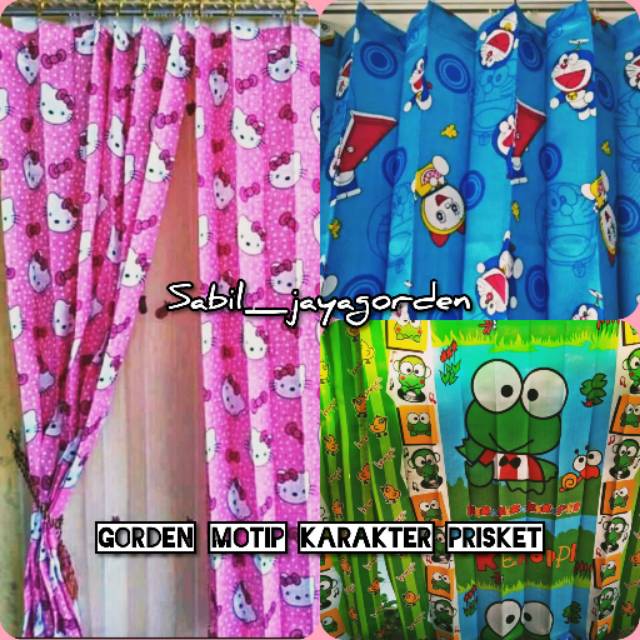Gorden Plisket Karakter Motip Doraemon Hellokitty