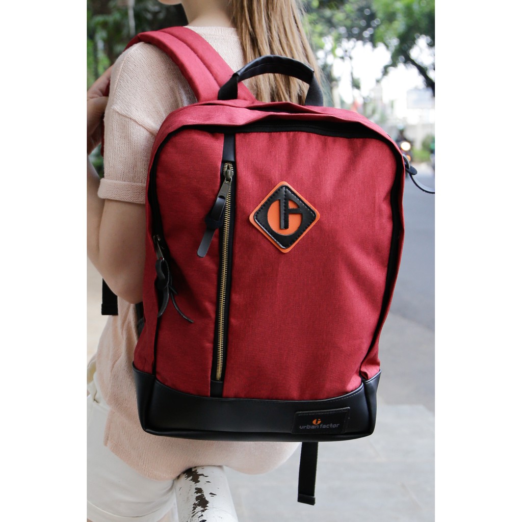 Happy Maroon Ransel Laptop 14 inch