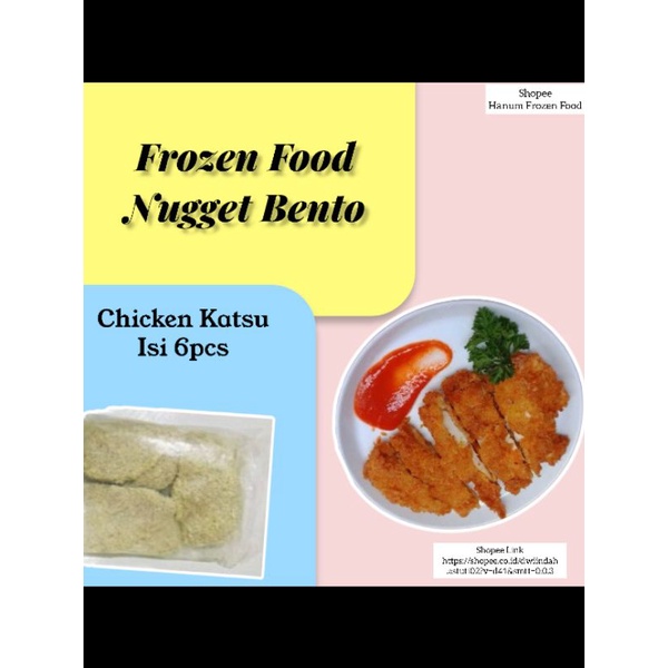 

Chicken Katsu Frozen Food Nugget Bento