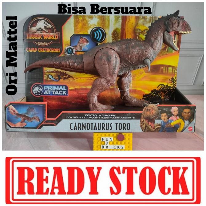 PROMO FIGURE // JURRASIC WORLD CAMP CRETACEOUS CONTROL N CONQUER CARNOTAURUS TORO PENGIRIMAN CEPAT