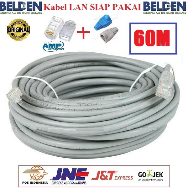 Kabel LAN Belden 60 M UTP RJ45 Cat5E ORIGINAL USA 60 Meter - Cat5 60m