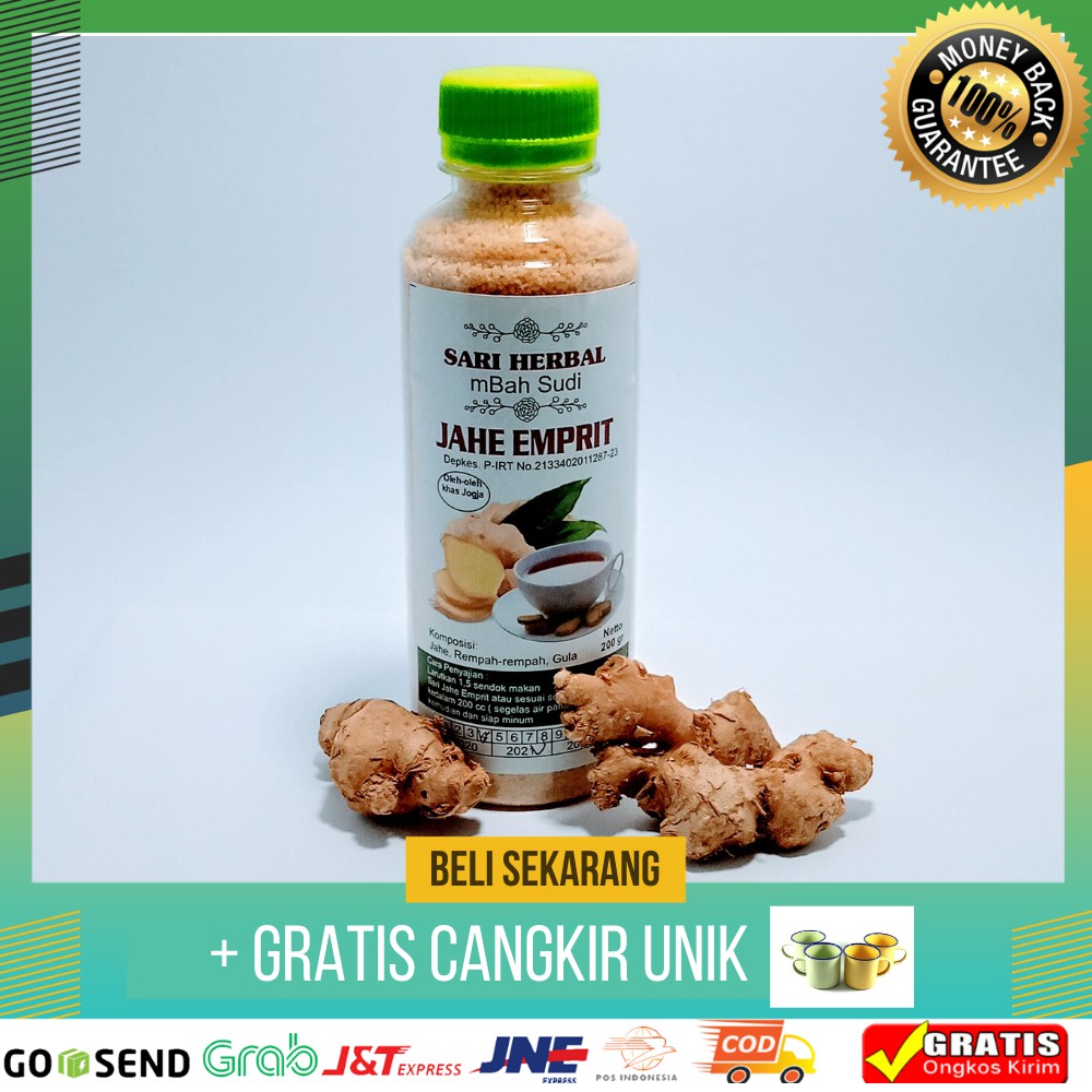 

JAHE EMPRIT - MINUMAN HERBAL WEDANG JAHE BUBUK JOGJA GULA INSTAN SEDUH SIAP MINUM NUTRISI KESEHATAN