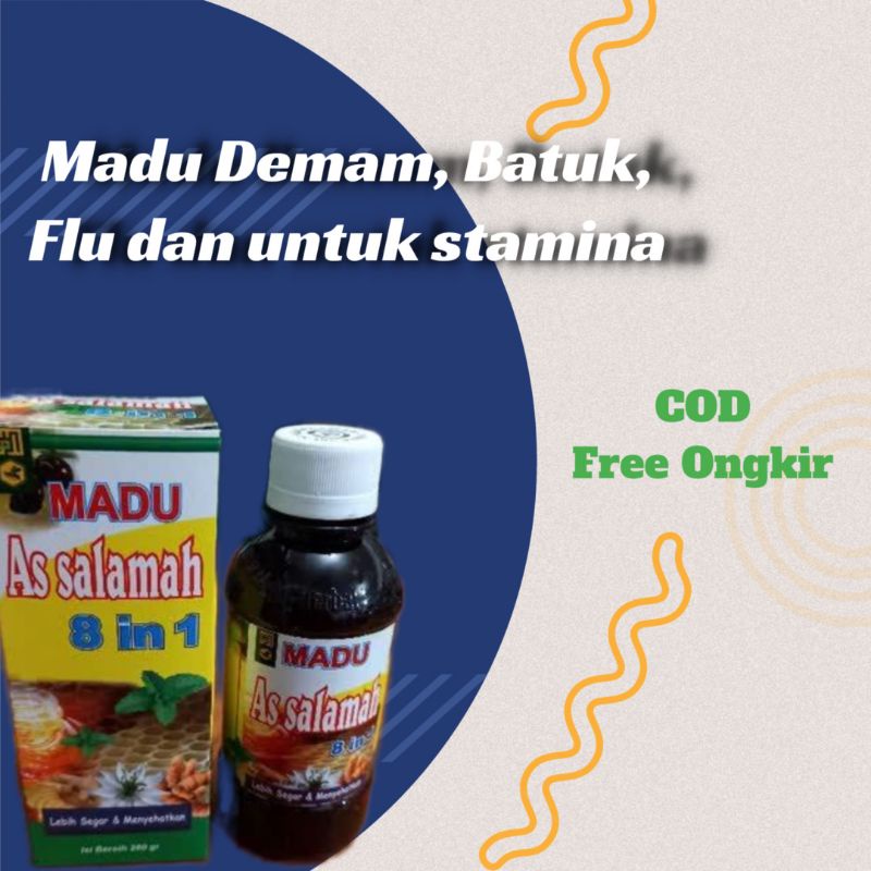 

Madu As Salamah 8 in 1 Demam, Batuk, Flu dan Stamina Ok