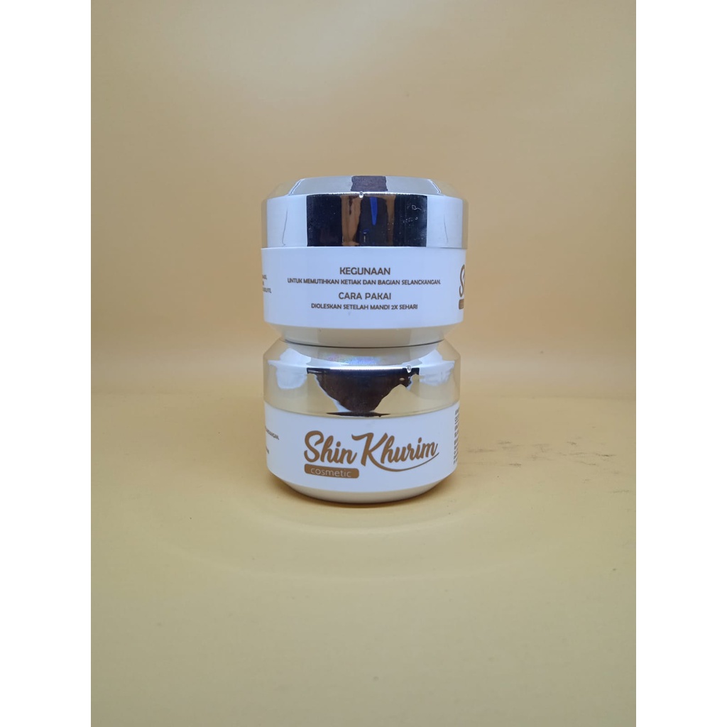 SHIN KHURIM CREAM PENCERAH KETIAK PEMUTIH SELANGKANGAN PEMUTIH BADAN PERMANEN PERAWATAN TUBUH 15 gram