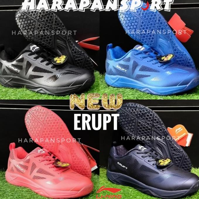 SEPATU BADMINTON LINING NEW ERUPT TERBARU AYTQ087 ORIGINAL
