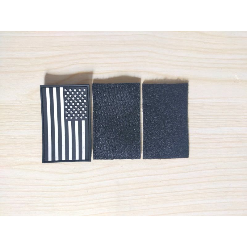 Label Karet dengan Velcro (custom Design sendiri)