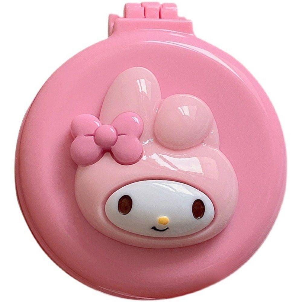 Agustinina Sisir Bantal Udara Dengan Cermin Kartun Gadis Kreatif KT Kucing Pink Beruang Sisir Rambut