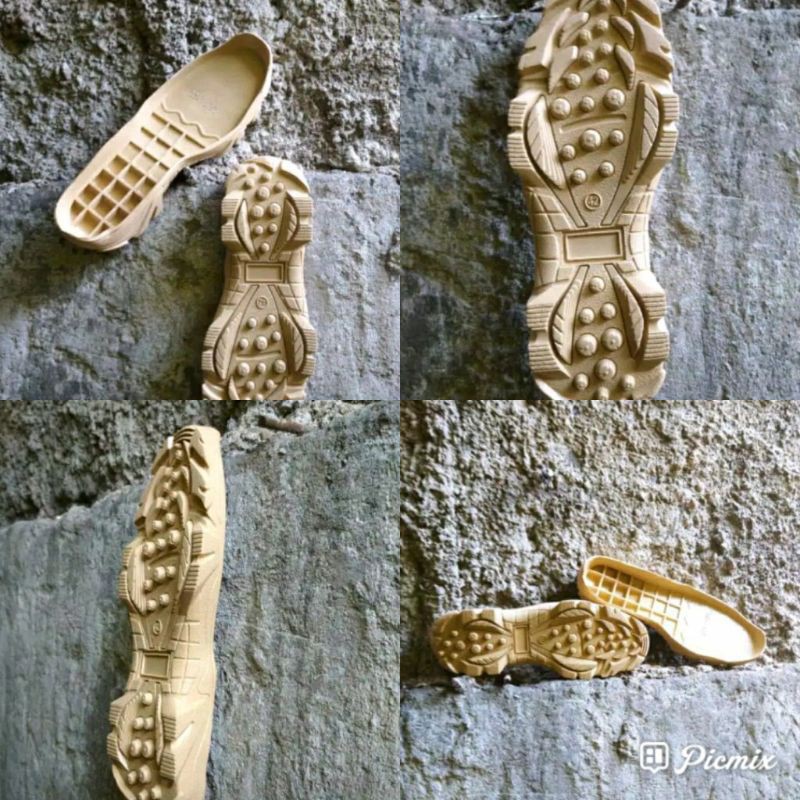 sol karet mentah ORIGINAL/buat sepatu safety/pdl/hiking/gunung/king/chetah.jatah TNI