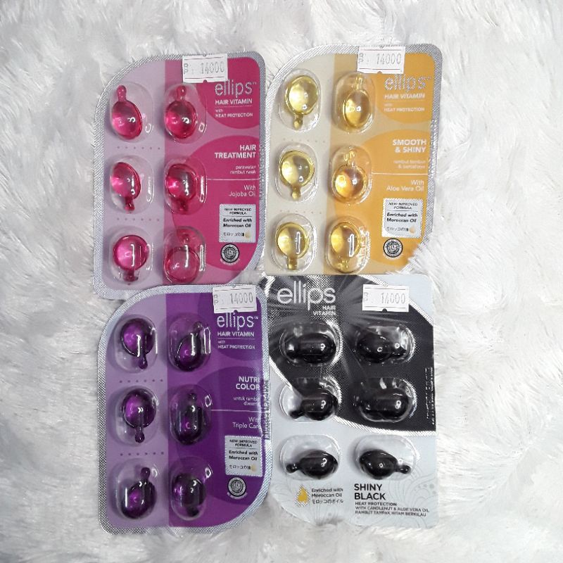 ELLIPS VITAMIN RAMBUT/PENGHITAM RAMBUT/ANTI RONTOK
