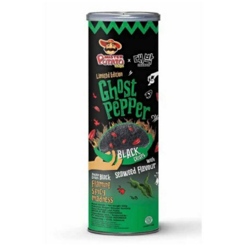 

0Mister Potato X Ghost Pepper Dark Seaweed 45gr Limited edition