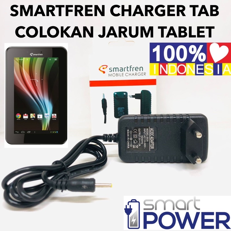 CHARGER SMARTFREN TAB COLOKAN JARUM ORIGINAL CASAN TABLET SMARTFREN 7inch 8inch