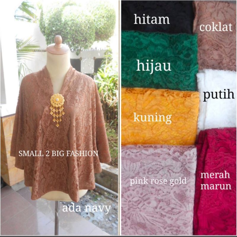 Atasan kebaya jumbo / blus brokat jumbo / baju jumbo 3L 4L 5L 6L 7L 8L / brokat bigsize / blouse big