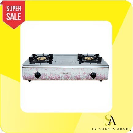 Kompor Rinnai 2 Tungku RI-712AF Rinnai Api Besar RI 712 AF RI712AF Termurah Surabaya