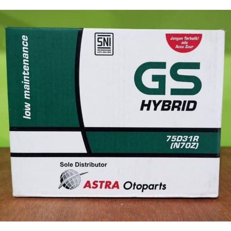 Aki GS Hybrid N70 Z/ Aki Mobil/ Kuda Diesel/ Land Cruiser