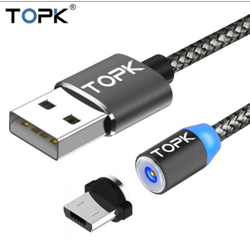 Kabel Data Charger Magnetic Micro USB 5V/2.4A