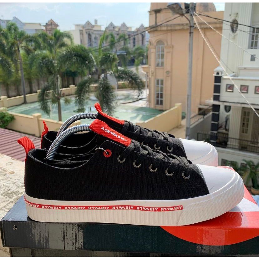 COD TERBARU Airwalk Jamie WHITE , BLACK & OLIVE SEPATU PRIA CASUAL ORIGINAL MURAH